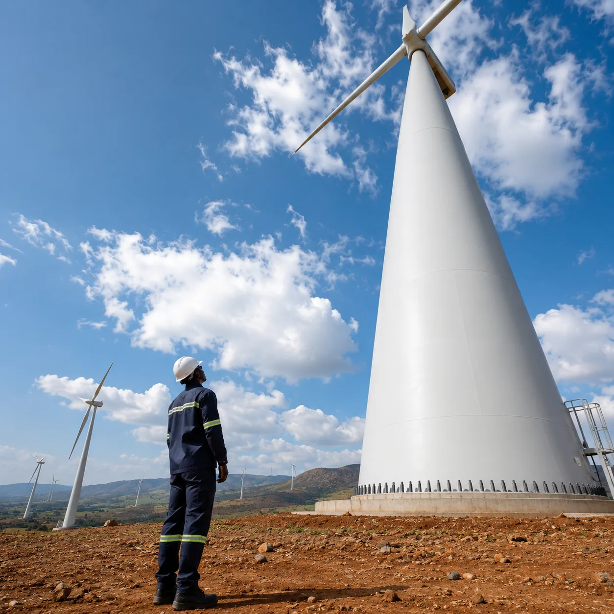 Parc éolien en Afrique de l'Ouest