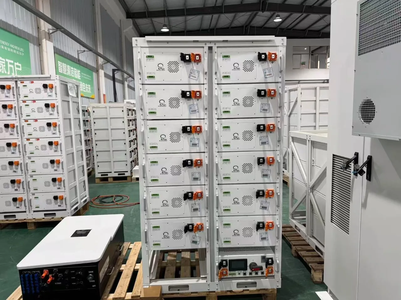 Système de stockage batterie lithium LFP en rack