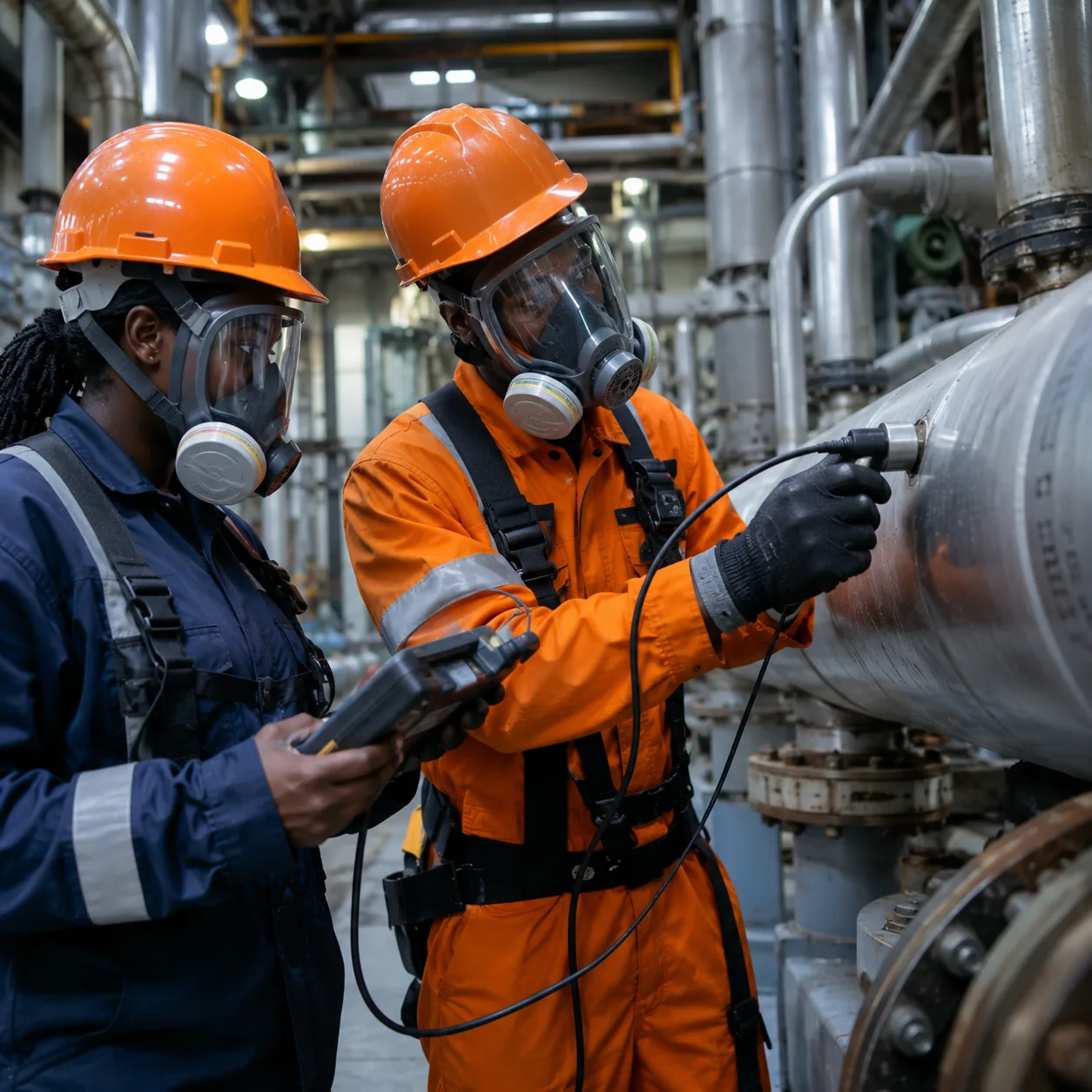 Inspection technique d'installations pétrolières